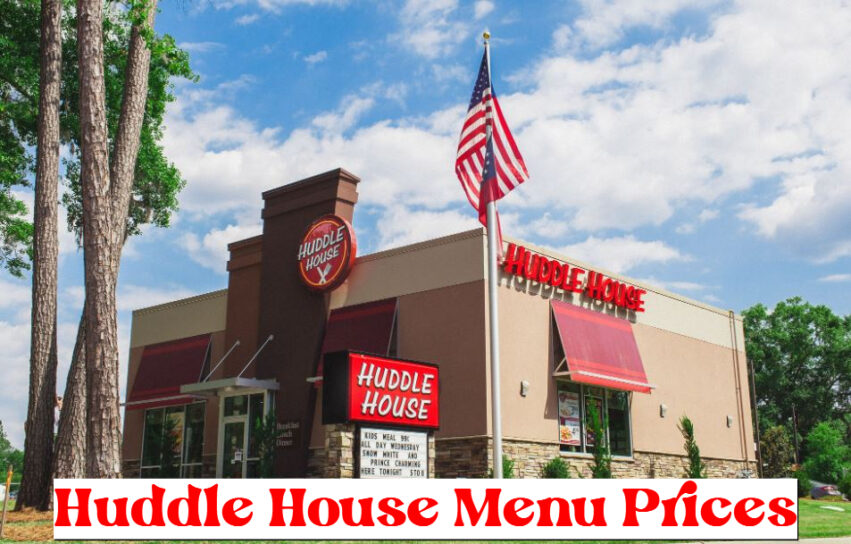 Huddle House Menu Prices